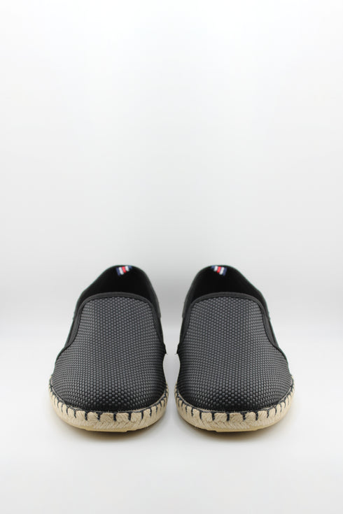 Verbenas Men Textured Slip-On Espadrille Loafers